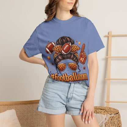 Football Mom T-Shirt — #FootballMom Graphic Tee for Game Day