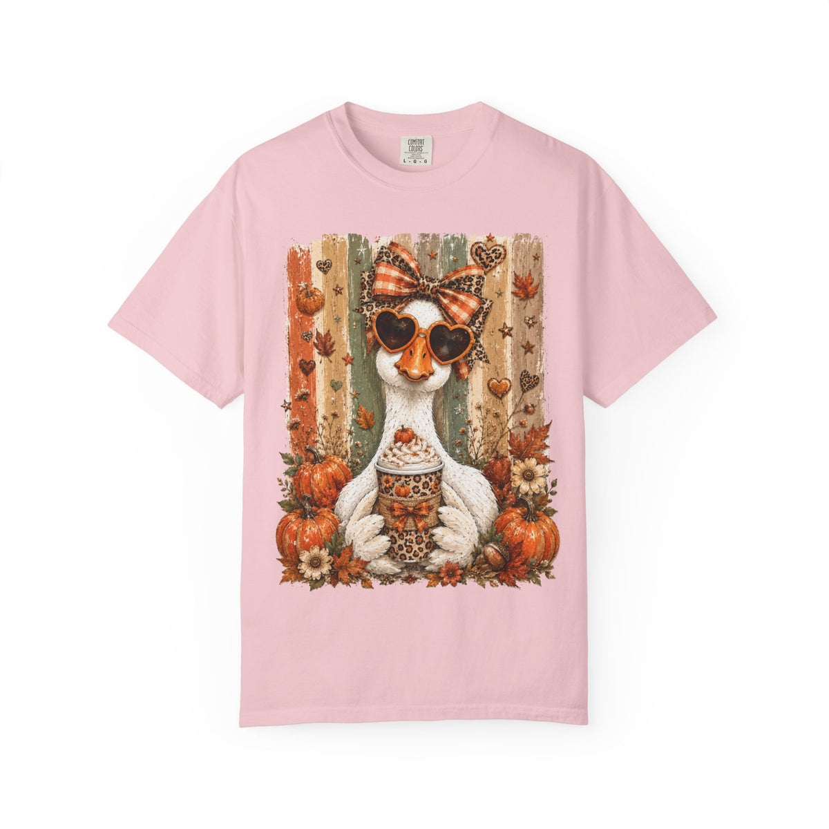 Fall Cat Pumpkin Tee – Cute Autumn Cat with Pumpkin Spice Latte T-Shirt