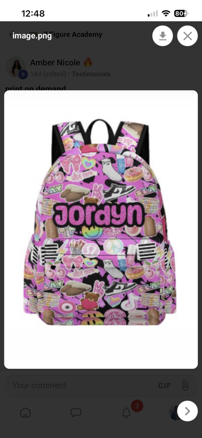 PRE ORDER CHEER SETS AND CUSTOM BACKPACKS